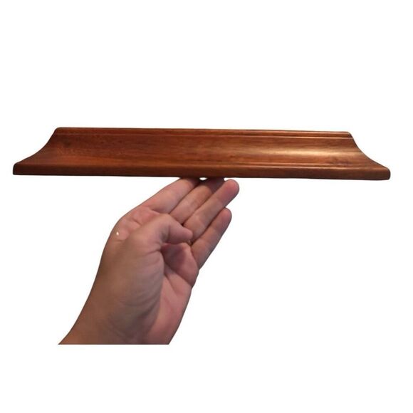 Rare Koa Wood Hawaii Handmade Clock Artist Rowland Fujii M.I Honolulu 12x12 - Picture 4 of 8